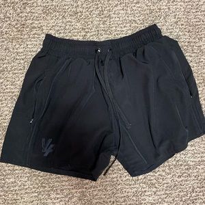 YoungLA 101 Bodybuilding Shorts - Black - Size MEDIUM